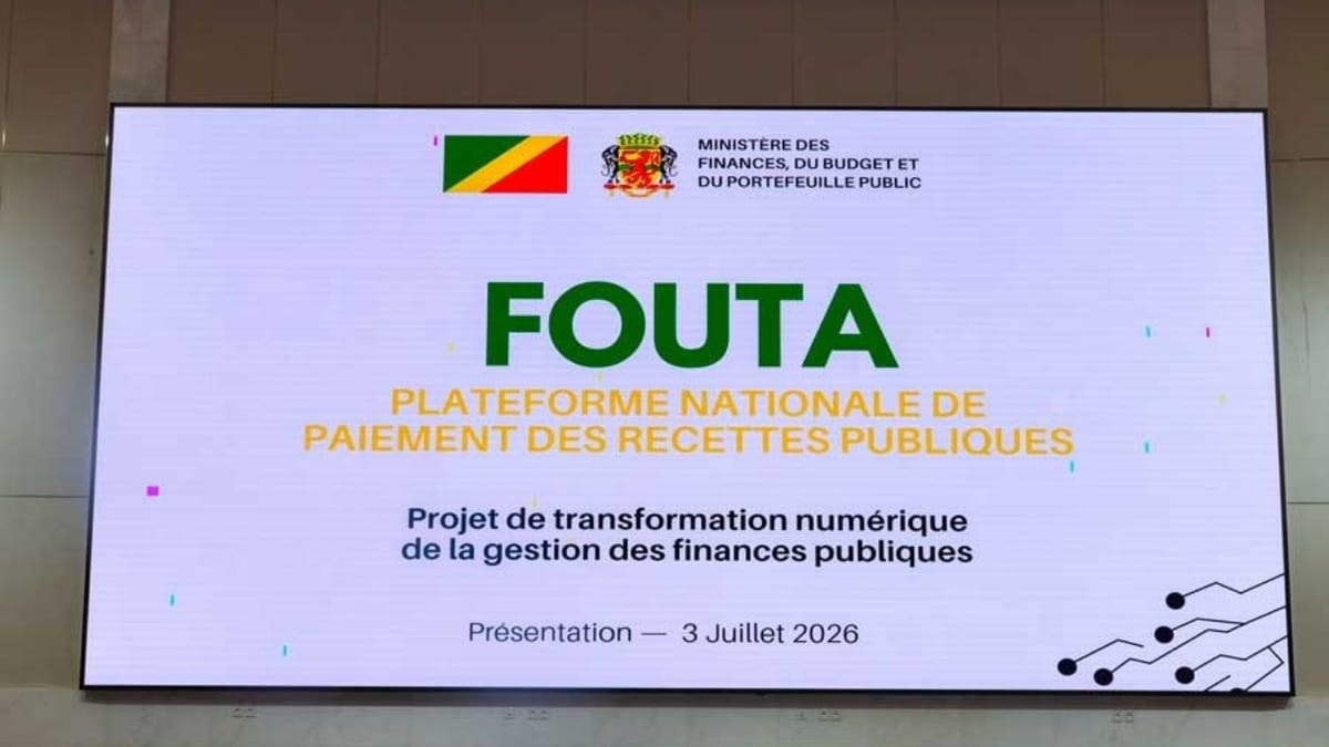 Le Congo lance Fouta, une plateforme de paiement électronique pour centraliser les recettes publiques