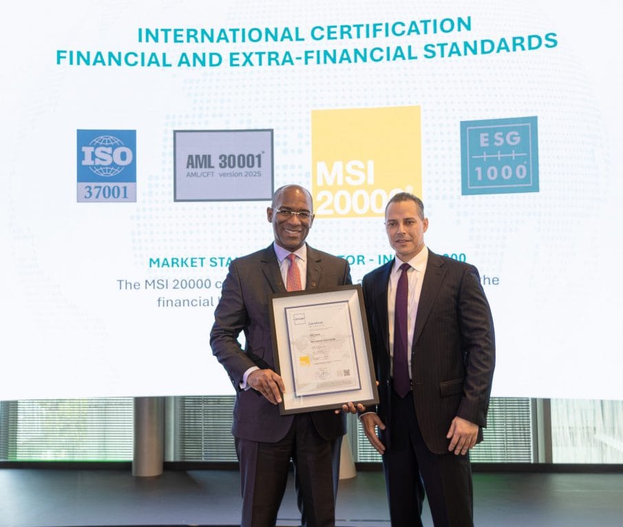 NSIA Banque Côte d'Ivoire renforce sa crédibilité avec la certification MSI 20000